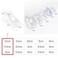 thumbnail image 4 of facefd 10Pcs Transparent Baby Shoe Stretcher Professional for Socks Store Shoes Socks Clear 9cm, 4 of 9