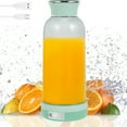 thumbnail image 1 of Mini Blender 400ml Portable Blender 1300mAh USB Rechargeable Electric Fruit Juicer Mixer Cup Travel Smoothie Blender Personal Blender Cup for Travel Juice Shakes Smoothies, 1 of 11
