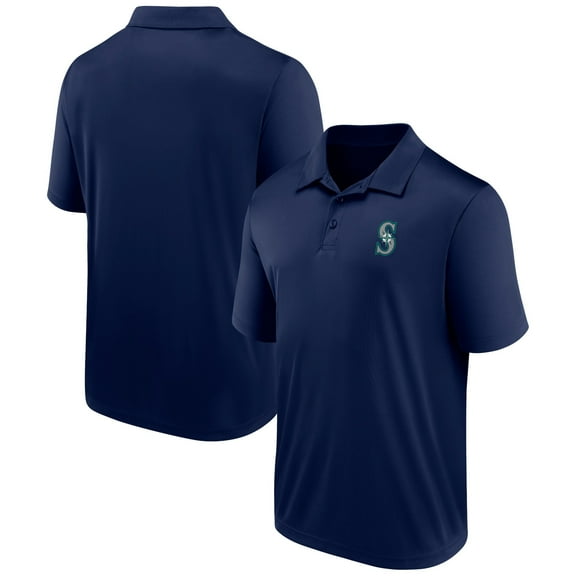 Men's Fanatics Navy Seattle Mariners Team Logo Polo