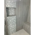 thumbnail image 3 of Apollo Tile   5 pack 11.6-in x 11.6-in White Sparkly Glass and Stone Polished Mosaic Wall Tile (4.67 Sq ft/case), 3 of 3