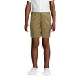 thumbnail image 3 of Lands' End School Uniform Girls Plain Front Blend Chino Shorts, 3 of 3