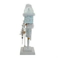 thumbnail image 4 of Hollywood Nutcrackers 20 in. Battery-Operated Light Up Animated Musical Soldier Water Globe Hat Nutcracker - White, 4 of 9