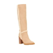 Scoop Women’s Rebecca Faux Sherpa Trim Lug Sole Boots