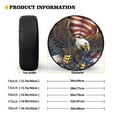 thumbnail image 7 of maho Party Supplies & Decor Independence Day Theme Car Polyurethane Material Spare Tire Cover on Clearance, 7 of 7