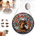 thumbnail image 5 of 7.4in 83pc Acrylic Jigsaw Puzzle Suncatcher – Sun Catcher Puzzle for Windows Hanging, Home & Garden Gift #005, 5 of 7
