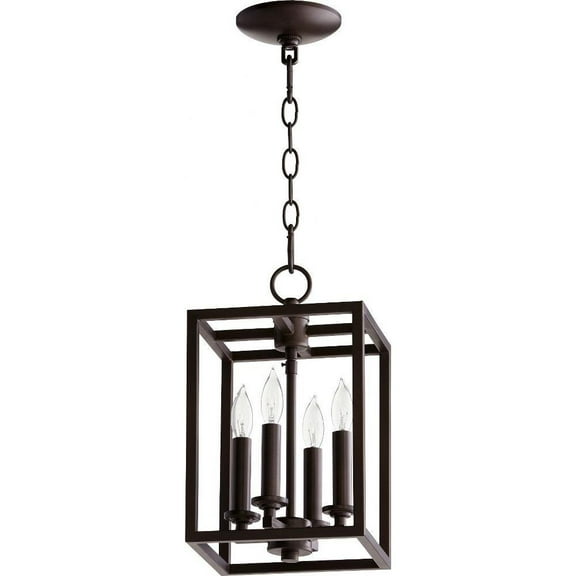 Sloy Street 4 Light Large Entry Pendant in Bailey Street Home Home Collection Style 11 inches Wide By 17 inches High-Oiled Bronze Finish Bailey Street