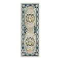 thumbnail image 3 of Unique Loom Madeline Vintage Collection Area Rug - Jackson (2' x 6' Runner Gray/Navy Blue), 3 of 7