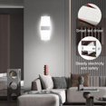 thumbnail image 4 of 12W Indoor Wall Sconce Modern LED Wall Lamps Up Down Wall Lighting for Bedroom, Hallway, Living Room, Stairs, 4 of 5