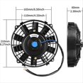 thumbnail image 4 of Universal Slim Fan Push Pull Electric Radiator Inhale Cooling Fans 12V 80W Engine Fan with Mount Kit(Diameter 12 Inch),1 * Automotive electronic fan,Black, 4 of 5