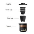thumbnail image 2 of Quick Drink Cup Travel Tea Set Kung Fu TeaSet Ceramic Portable Teapot Porcelain Teaset Gaiwan Tea Cups Of Tea Ceremony, 2 of 7