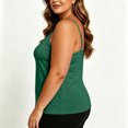 thumbnail image 4 of Tbopshirt Undershirts for Women Plus Size Maternity Shapewear Adjustable Spaghetti Strap Camisole with Built in Padded Bra Adjustable Strap Sleeveless Tank Top, 4 of 5