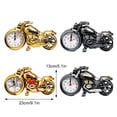 thumbnail image 3 of Yuarrent Reloj de motocicleta Hora de conducir Despertarse y salir a la carretera Reloj despertador para personas con sueño profundo Reloj Electrodomésticos doble negro, 3 of 6