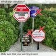 thumbnail image 3 of SECURITY SYSTEM SIGN ~3 Signs & 3 Free Decal~ alarm | Indoor/Outdoor | Business, Garages, Home, Offices | SignMission Wall Plaque, 3 of 9