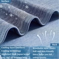 thumbnail image 3 of The Cold Blanket, 2025 New Cooling Blanket King Size Double-Sided Cooling, Summer Ultimate Cooling Blanket Prevent Night Sweats for Hot Sleepers, Keep Cool Night (Blue, 40 * 60 in), 3 of 7