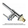 thumbnail image 2 of Kitchen Faucet, Cold Water Sink Faucet Single Hole Stainless Steel Bar Faucet Suitable For Outdoor Kitchen Garden, 2 of 4