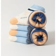 thumbnail image 4 of Cozy & Cute Crew Socks for Boys, Thermal Mid-Calf Socks, 5 Pairs of Warm Fleece-lined Cotton Socks, Fits 1-12 Years, 4 of 7