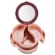 thumbnail image 1 of Organizador de joyas rotativo Uxcell, caja de almacenamiento de joyas pequeña de 4 capas, estuche para joyas con espejo estilo 1, rosa, 1 of 6