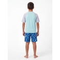 thumbnail image 5 of Reebok Boys Short Sleeve Rashguard with UPF 50+ Protection, Sizes 4-18, 5 of 5