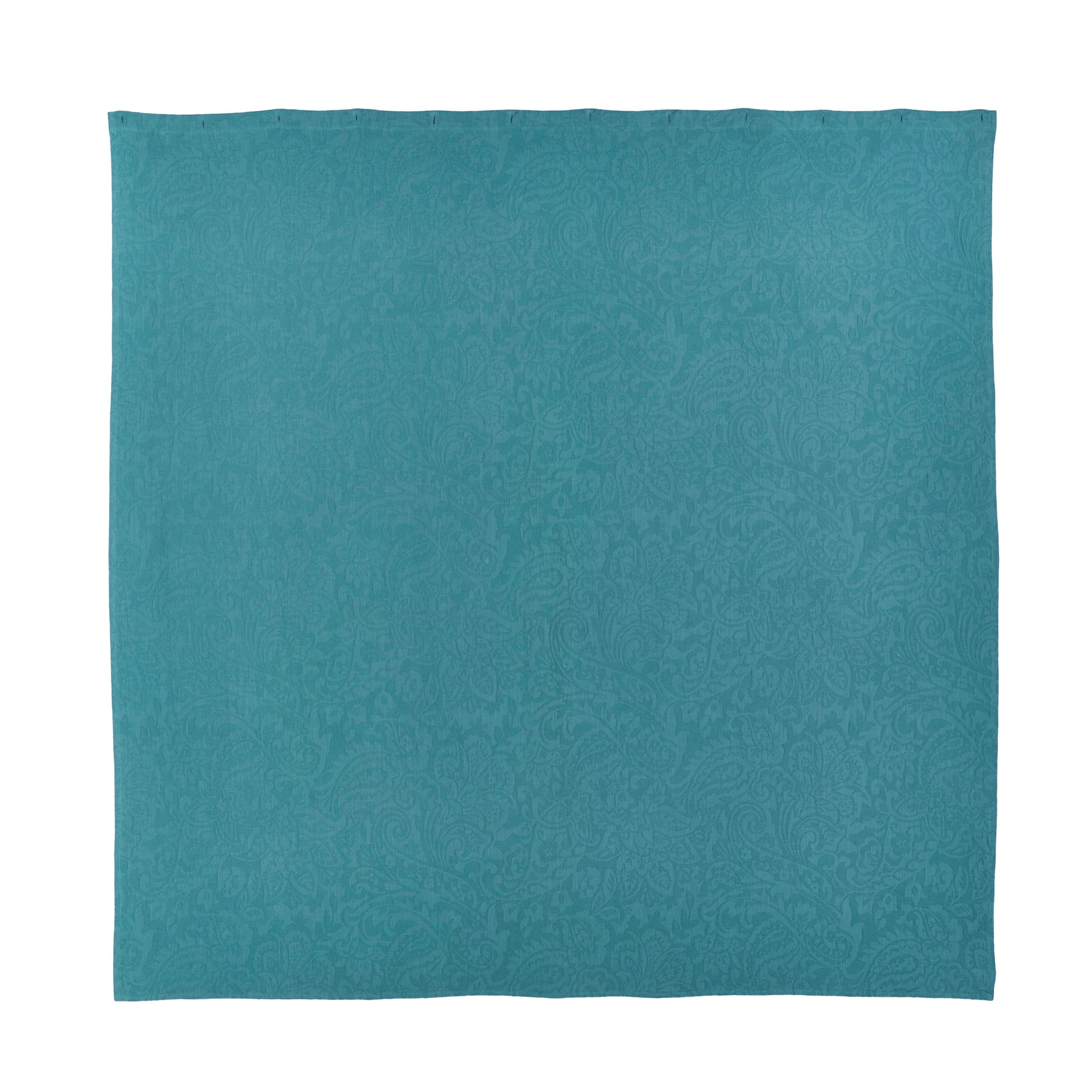 Better Homes & Gardens Paisley Matelassé Shower Curtain, Blue, 72 in x 72 in