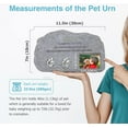 thumbnail image 2 of Just Fur Them Pet Memorial Urns for Dog Ashes - Pet Urn with Photo, Dog Urn with Picture Frame, Pet Cremation Urn for Dog and Cat Ashes, Urns for Pets, Pet Memorial Stones, 2 of 7