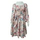 thumbnail image 3 of Vestido Vestido de manga acampanada para mujer Vestido largo de verano con estampado floral y espalda abierta Kuymtek Rosa T M para Mujer, 3 of 8