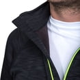 thumbnail image 4 of Trespass - Jersey con cremallera modelo Collins para hombre (Negro Jaspeado), 4 of 5