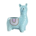 thumbnail image 1 of Youkk Ceramic Flower Pot - For Small Spaces Indoor And Outdoor Succulent Planter Pots Animal Shape Pots Crooked Head skyblue 1Set, 1 of 6