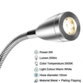 thumbnail image 3 of Reading Lamp Wall Mounting Led Bed Reading Gooseneck Lamp For Bedroom, 3 of 4