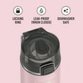 thumbnail image 5 of Thermos ICON Series Stainless Steel Vacuum Insulated Water Bottle w/ Spout, Pink, 24oz, 5 of 10