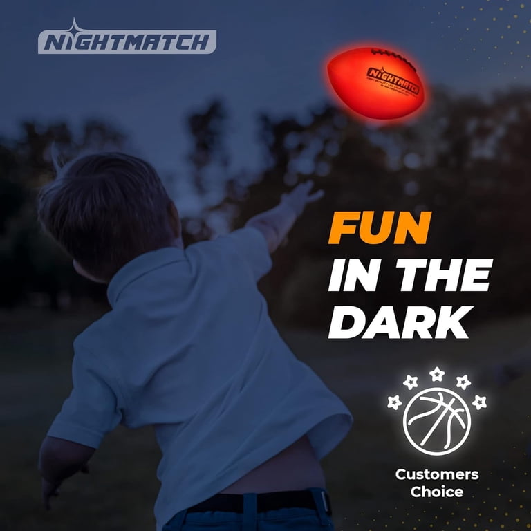 Balón De Fútbol LED Que Brilla En La Oscuridad | Talla 3 Con 2 Sensores, Incluye Bomba Y Pilas Para Niños Y Adultos