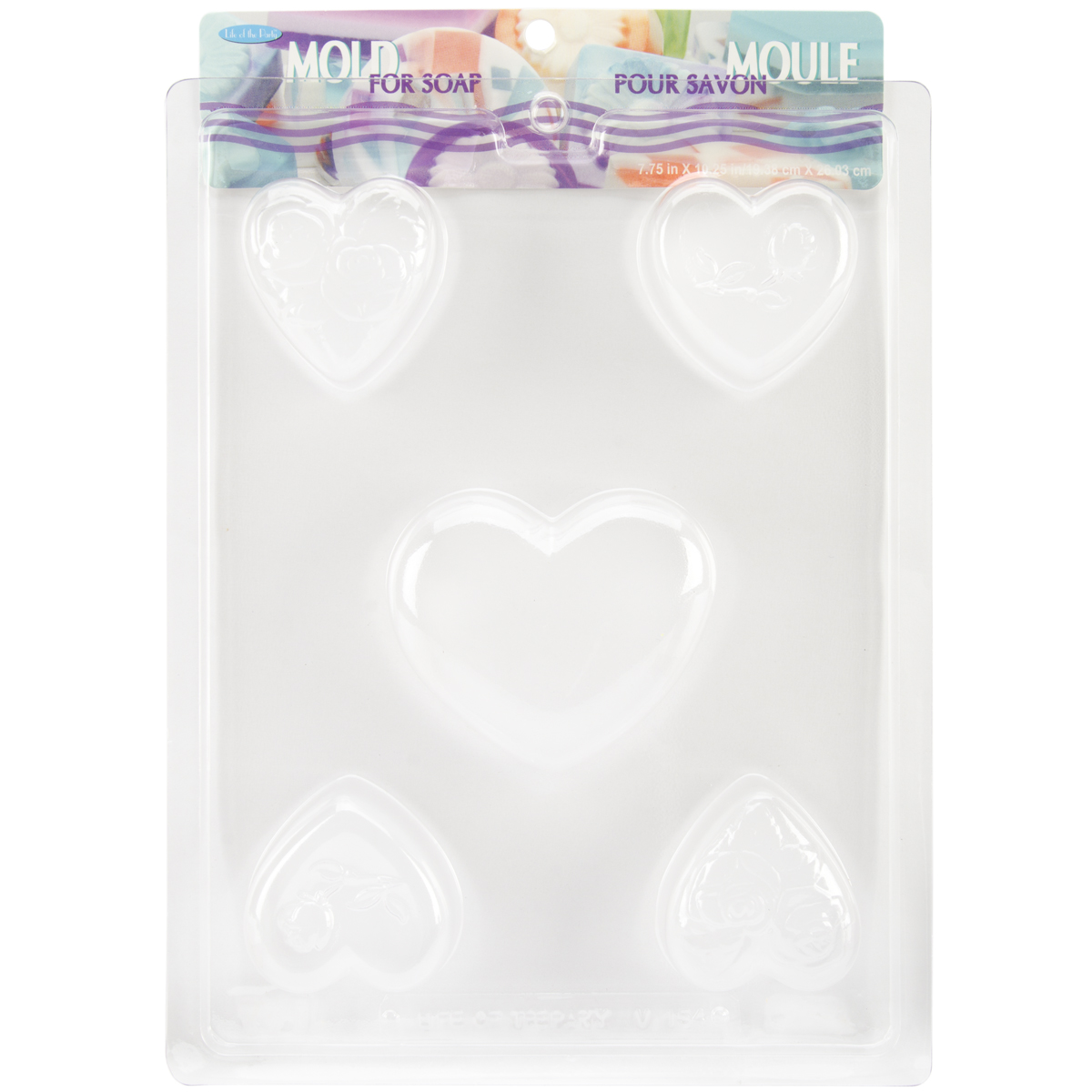 Soap Bar Mold, 4 Shapes