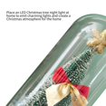 thumbnail image 2 of kurtrusly Christmas Tree Table Lamp Exquisite Christmas Glass Dome Decoration Battery Powered Christmas Tree Desktop Ornament with Light for Living Room Bedroom, 2 of 9
