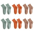 thumbnail image 1 of Calcetines de vestir suaves para mujer, calcetines finos para negocios, medias medianas en otoño e invierno, 6 pares, 1 of 5