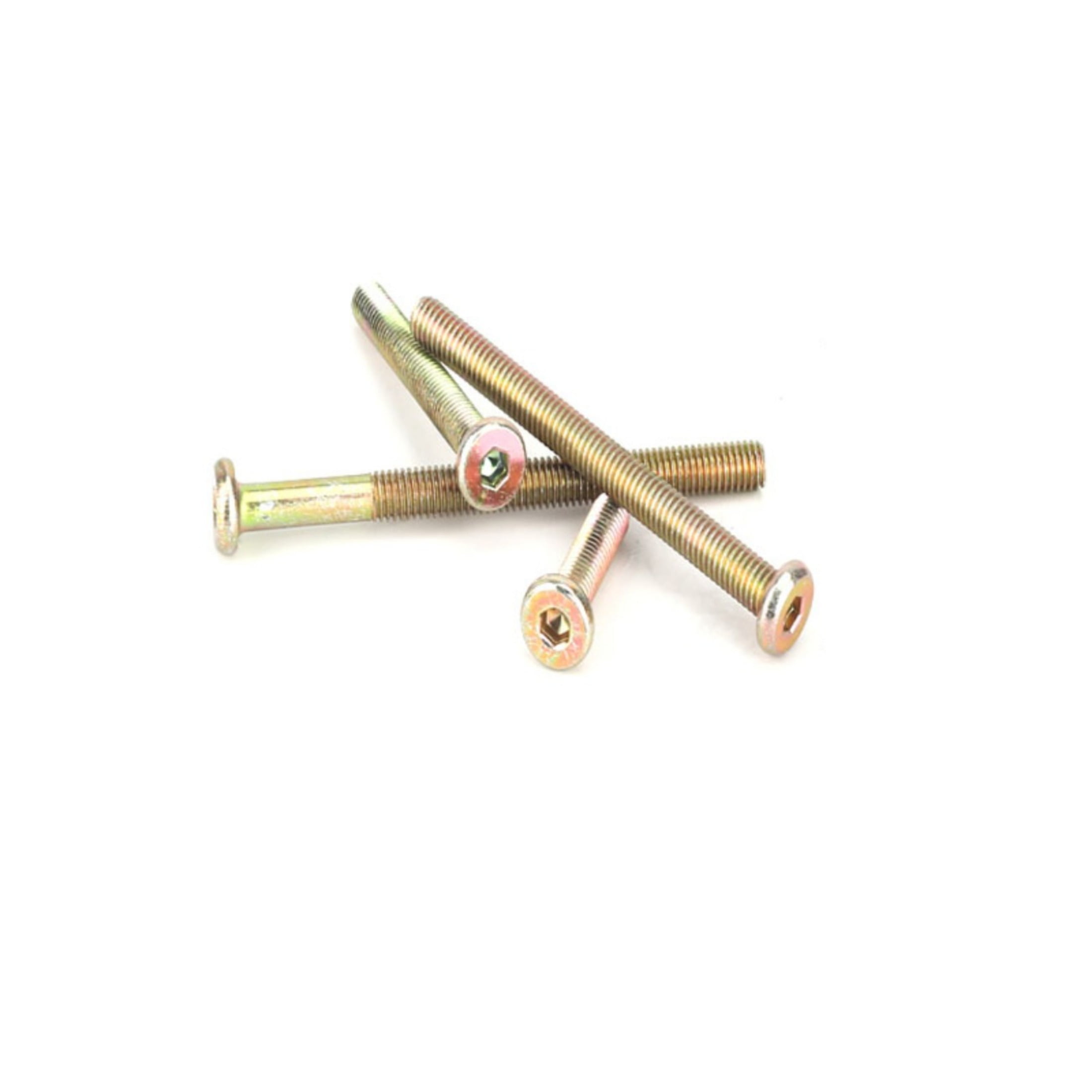 (10 pieces) Color zinc inverted flat head screw rivets 8x75mm.