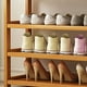 thumbnail image 5 of Zapatero de bambú: espacioso, duradero, almacenamiento de zapatos de 4 capas para dormitorio y dormitorio (60 cm/23,6 pulgadas de largo), 5 of 5