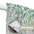 thumbnail image 4 of Eucalyptus Leaves Swag Valances for Windows 2 Pack, Kitchen Window Curtains 36 Inch Length, Sage Green Summer Botanical Weeping Wooden Privacy Swag Curtains for Living Room/Bathroom 36"x36", 4 of 8