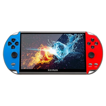 KGOTA X12 Plus Handheld Video Game Console 10000 Games 7.1inch HD Screen for Kid Adult