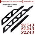 thumbnail image 1 of Ensemble de 3 Lames de Scie en Alliage (12 Pouces, 15 Pouces, 22 Pouces) - Outil de Coupe Haute Durabilité pour Briques Rouges, Pierres & Lames Efficaces & Faciles à Installer pour Scies à Rechange, Idéal pour Bricolage &, 1 of 6