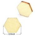 thumbnail image 6 of 100 Wooden Pieces Shape Beech Wood for DIY Arts Craft Project Ready to Paint or Decorate(25mm), 6 of 6