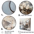 thumbnail image 3 of Designart "Winter Wonderland Bicycle Appeal" Bicycle Floater Framed Wall Decor, 3 of 5