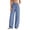 Light Blue #063, variant on Women Cotton Linen Pants 2026 Spring Summer High Waisted Straight Leg Trousers Drawstring Beach Casual Vacation Pant, 3XL