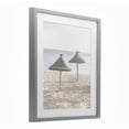 thumbnail image 3 of Stupell Industries Straw Umbrellas on Beach Gray Framed Print Under Glass, design by Sisi and Seb, 21 x 17, 3 of 10