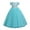 Blue, variant on Odeerbi 2025 Children Dress Girl Puff Sleeve Princess Dress Long Sequin Dress Canonicals