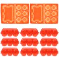 thumbnail image 3 of 100 piezas de bandeja de plástico para huevos, cartón de huevos rojo, cartón de pollo vacío, contenedores para almacenar huevos, 3 of 6