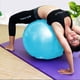 thumbnail image 5 of Pelota de yoga - Pelota de ejercicio para entrenamiento pilates Estabilidad - Antiexplosión y antideslizante para fisioterapia, parto, silla de oficina, asientos flexibles, gimnasio en casa, azul, 5 of 5