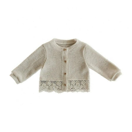 

Spring Casual Sunscreen Cardigan Coat Summer Baby Girls Lace Panel Shirt Cute Children Girl Outerwear Clothes 0-4 Years