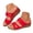 Red, variant on Dakaela Womens Wedge Sandals Leather Comfortable Dressy Slip on Slides Ladies Orthopedic Open Toe Casual Platform Walking Shoes with Arch Support Size 6-10 Black