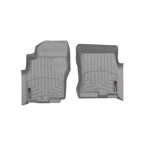 WeatherTech Custom Fit FloorLiners compatible with Nissan Xterra, Pathfinder - 1st Row (Driver & Passenger), Grey