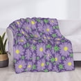 thumbnail image 3 of Yiaed Daisies Flowers Print Blanket Throw Blanket Soft Cozy Flannel Blanket for Home Bed Sofa Couch Chair-80"x60", 3 of 6
