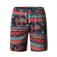 thumbnail image 1 of CEHVOM Shorts de Plage d'Été en Coton et Lin pour Hommes, 1 of 7